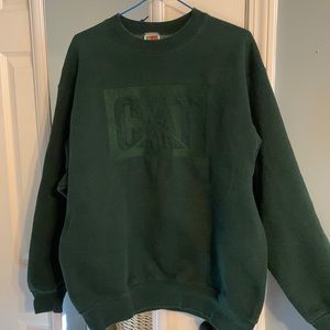 vintage CAT construction crewneck